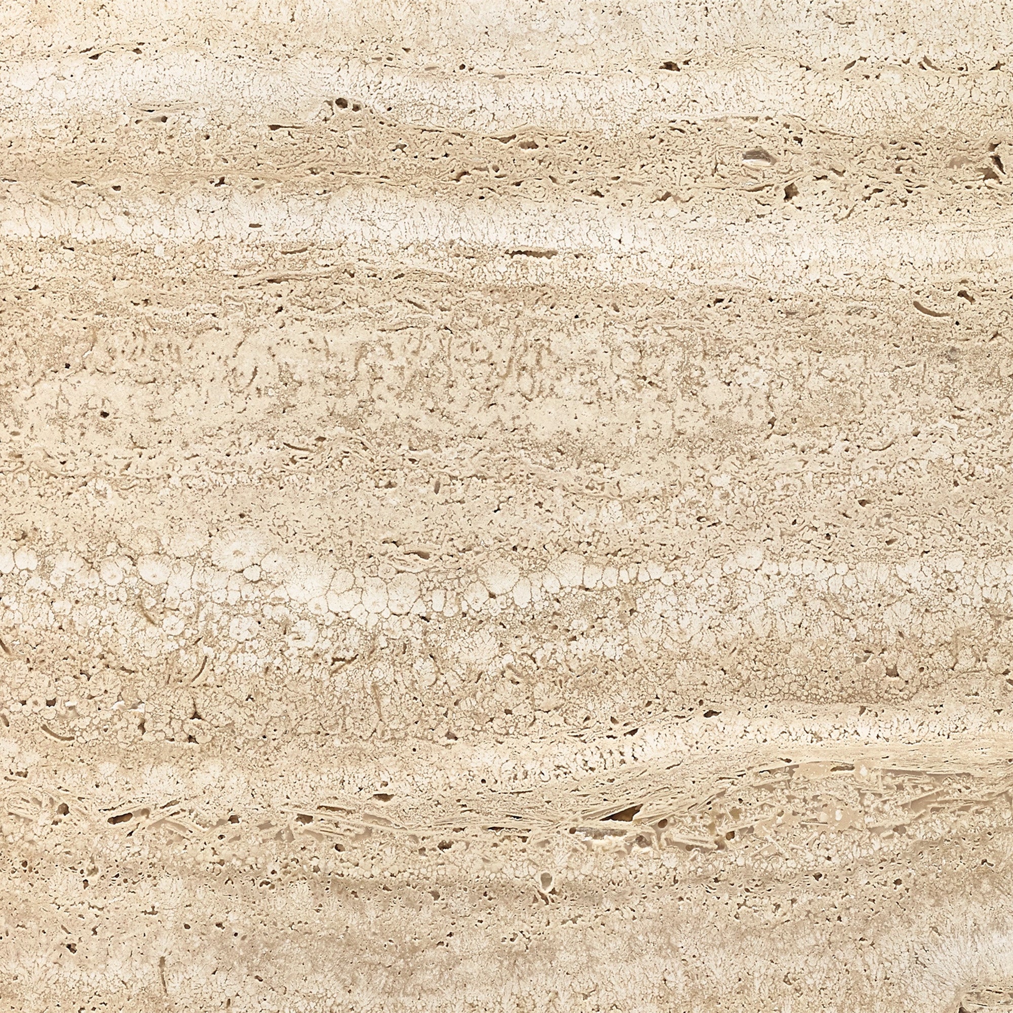 Travertine Squared Side Table