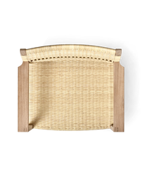 كرسي بذراعين Cane Wicker من Børge Mogensen"